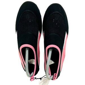 NWT Water Slip-On Mesh Shoes Womens‎ L 9-10 Sun & Sky Breathable Beach Shower